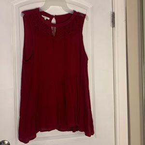 Maroon size XL Maurice’s tank top